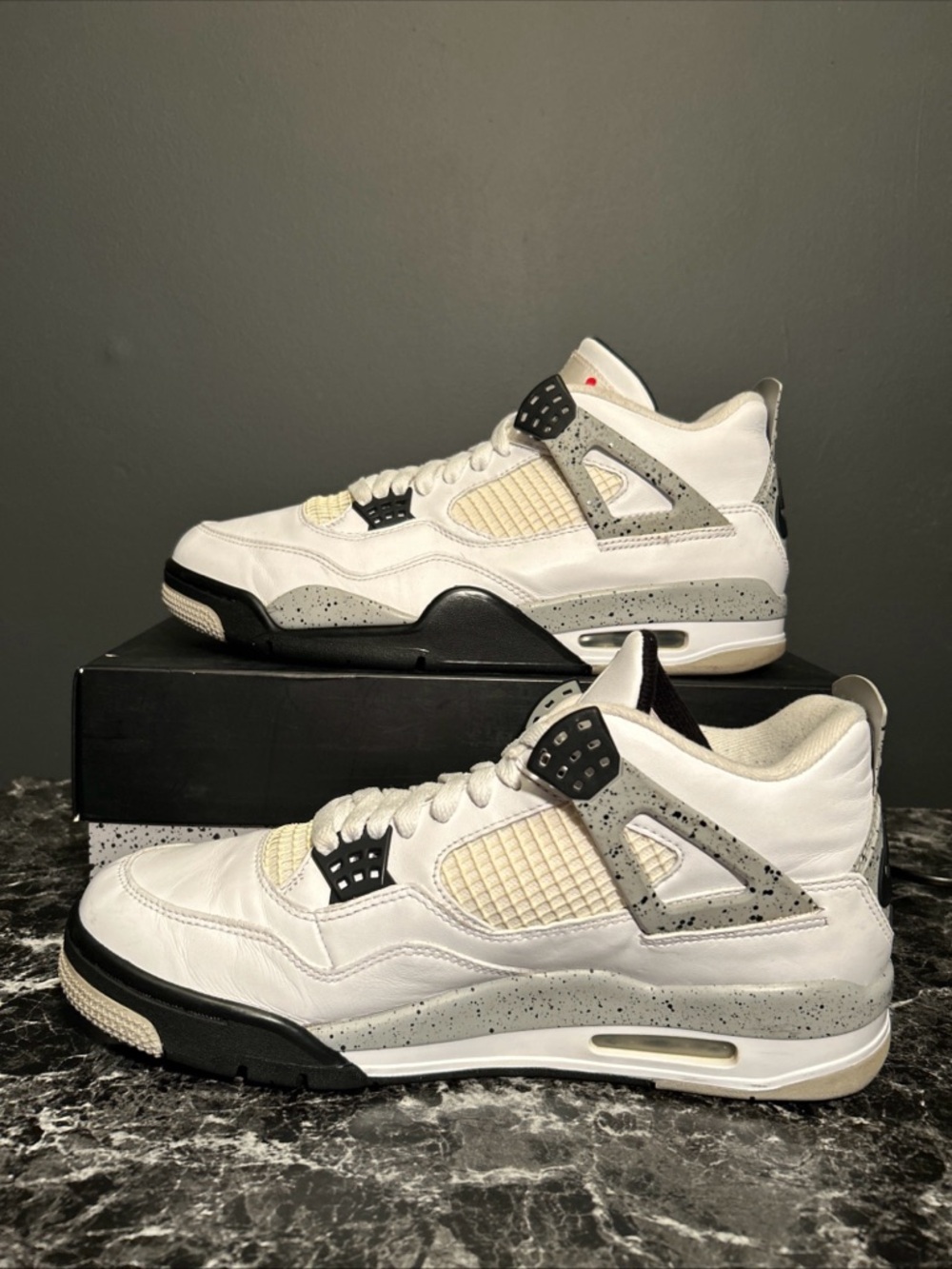 Nike Air Jordan 4 Retro OG “White Cement” 2016 Mens Size 10.5 840606-192 Clean!!